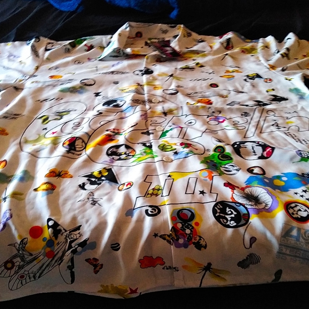 NEW WITH TAGS 3XL LED ZEPPELIN 3 DRESS SHIRT